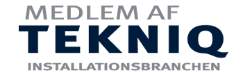 Dansk VVS & Klima er medlem af Tekniq - Ankenævnet for tekniske installationer